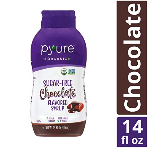 Organic Chocolate Flavored Syrup By Pyure | Sugar-Free, Keto, 1