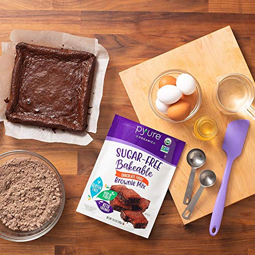 Organic Chocolate Fudge Brownie Mix By Pyure | Sugar-Free, Keto,