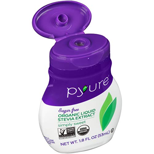 Pyure Organic Liquid Stevia Extract Sweetener, Simply Sweet, Sug