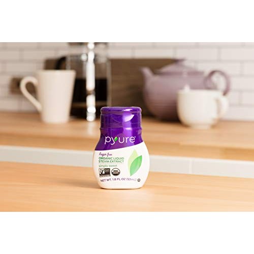 Pyure Organic Liquid Stevia Extract Sweetener, Simply Sweet, Sug