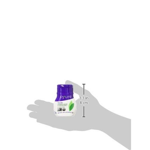 Pyure Organic Liquid Stevia Extract Sweetener, Simply Sweet, Sug