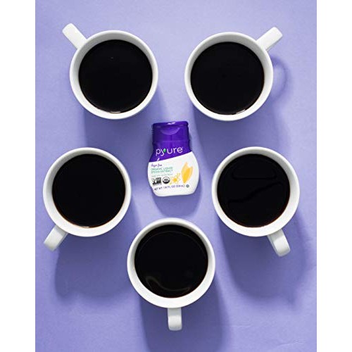 Pyure Organic Liquid Stevia Extract Sweetener, Vanilla, Sugar Su