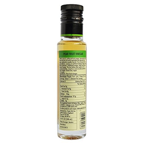 Pödör Premium Pear Vinegar - 3.4 Fl. Oz. - 100% Natural, Aged In