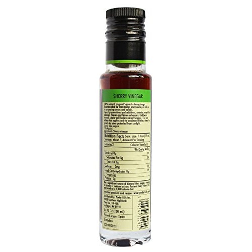 Pödör Premium Sherry Vinegar - 3.4 Fl. Oz. - 100% Natural, Aged