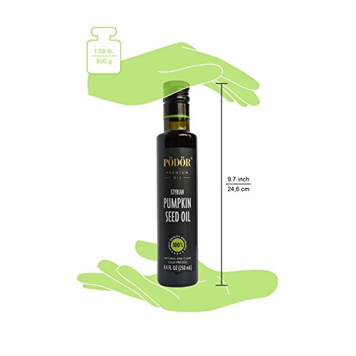 Pödör Premium Styrian Pumpkin Seed Oil - 8.4 Fl. Oz. - Cold-Pres