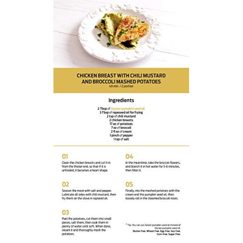 Pödör Premium Styrian Pumpkin Seed Oil - 8.4 Fl. Oz. - Cold-Pres