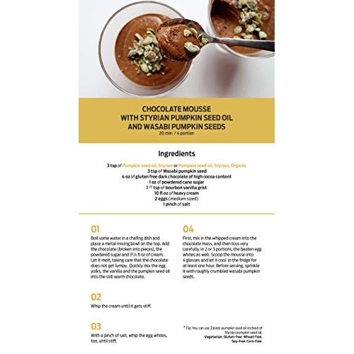 Pödör Premium Styrian Pumpkin Seed Oil - 8.4 Fl. Oz. - Cold-Pres