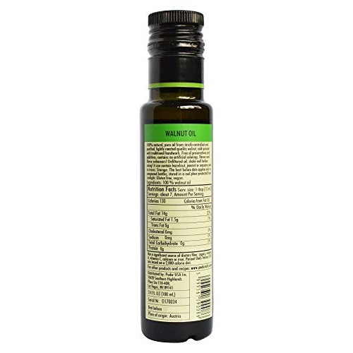 Pödör Premium Walnut Oil - 3.4 Fl. Oz. - Cold-Pressed, 100% Natu