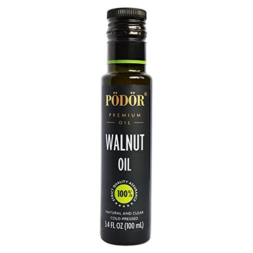 Pödör Premium Walnut Oil - 3.4 Fl. Oz. - Cold-Pressed, 100% Natu