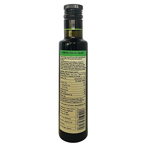 Pödör Premium Zalariz Pumpkin Seed Oil - 8.4 Fl. Oz. - Cold-Pres