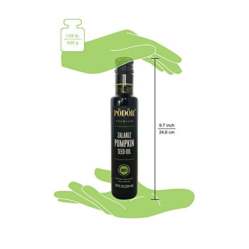 Pödör Premium Zalariz Pumpkin Seed Oil - 8.4 Fl. Oz. - Cold-Pres