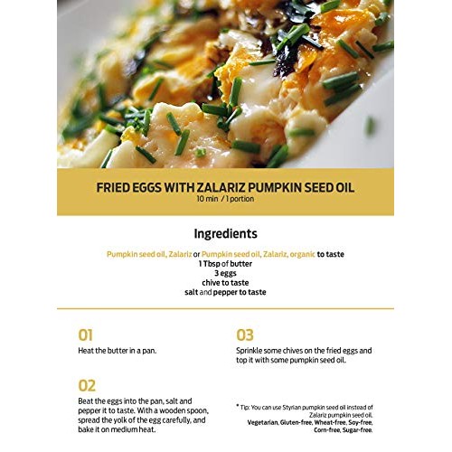 Pödör Premium Zalariz Pumpkin Seed Oil - 8.4 Fl. Oz. - Cold-Pres