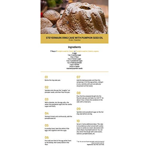 Pödör Premium Zalariz Pumpkin Seed Oil - 8.4 Fl. Oz. - Cold-Pres