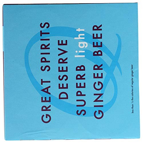 Q Drinks, Ginger Beer Lite, Net Wt. 30 Fl Oz Pack Of 4