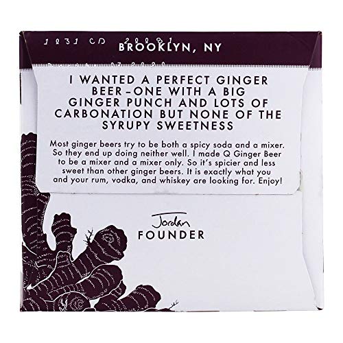 Q Drinks Soda Ginger Beer Can 7.5Fz 4Pk, 7.5 Fz