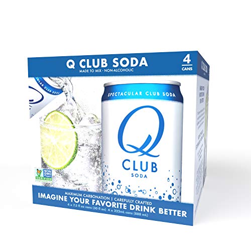 Q Club Soda, Premium Club Soda, 7.5 Fl Oz, 24 Cans