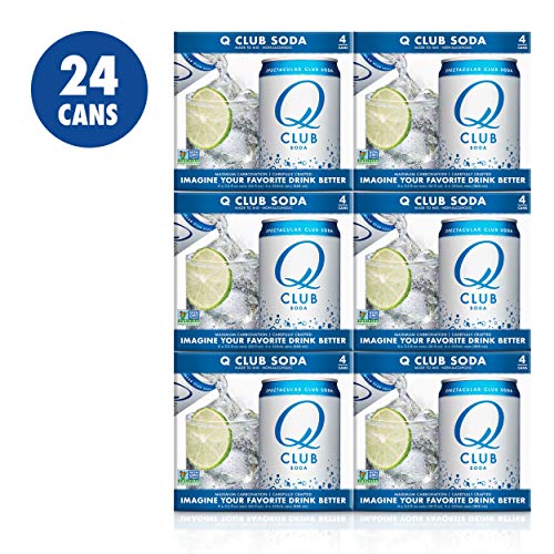 Q Club Soda, Premium Club Soda, 7.5 Fl Oz, 24 Cans