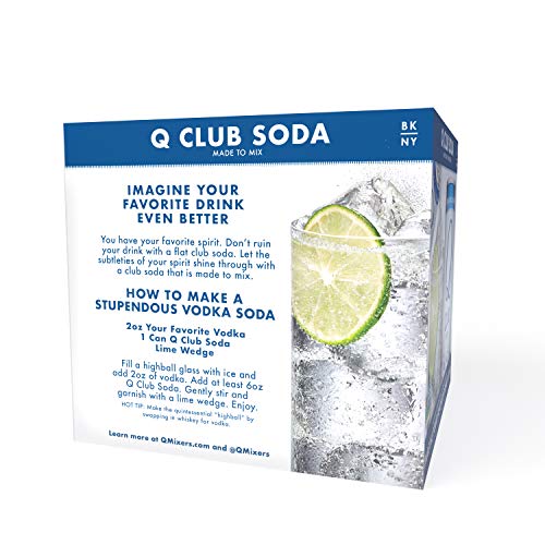 Q Club Soda, Premium Club Soda, 7.5 Fl Oz, 24 Cans
