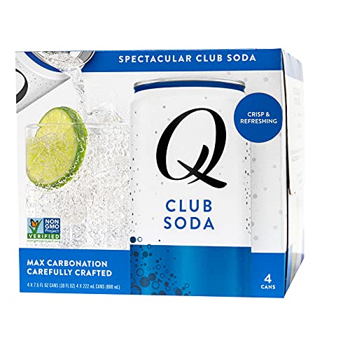 Q Mixers Club Soda, Premium Cocktail Mixer, 7.5 Oz 12 Cans
