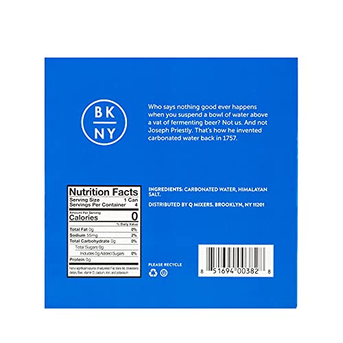 Q Mixers Club Soda, Premium Cocktail Mixer, 7.5 Oz 12 Cans