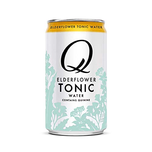 Q Mixers Elderflower Tonic Water, Premium Cocktail Mixer Made Wi