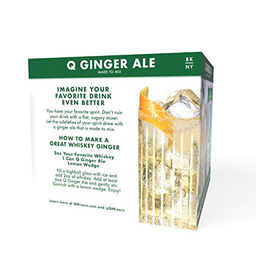 Q Mixers Ginger Ale - Premium Cocktail Mixer 7.5 Oz (12 Cans)