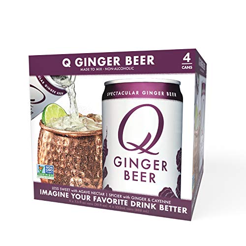 Q Mixers Ginger Beer, Premium Cocktail Mixer, 7.5 Oz 12 Cans