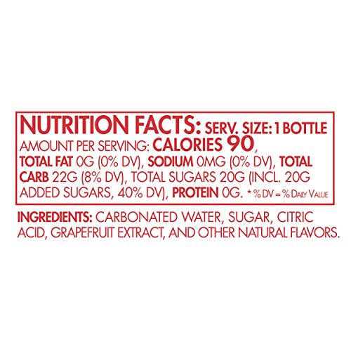 Q Mixers Grapefruit, Premium Cocktail Mixer, 6.7 Oz 24 Bottles