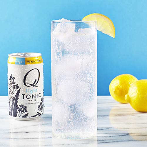 Q Mixers Light Tonic Water, Premium Cocktail Mixer, 7.5 Oz 24 C