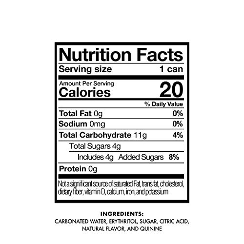 Q Mixers Light Tonic Water, Premium Cocktail Mixer, 7.5 Oz 24 C