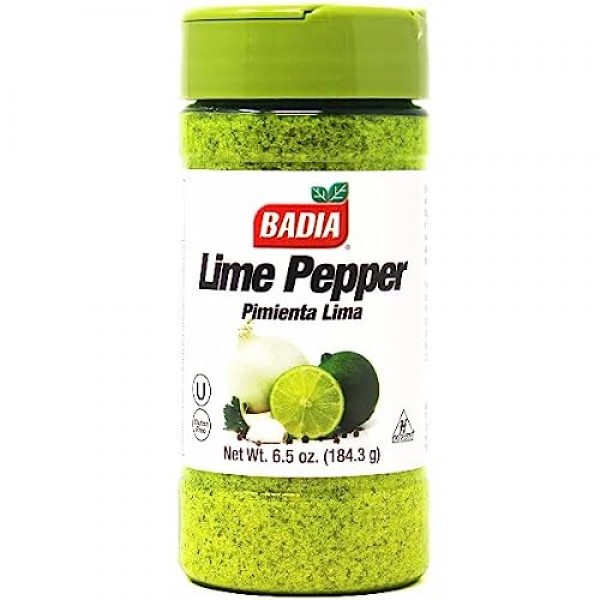 Badia Hot Citrus Pepper Seasoning Bundle - Lime Pepper 6.5 Oz, Orange  Pepper 6.5 Oz, Lemon Pepper 6.5 Oz, Sazón Caliente 5.75 oz - Pack of 4