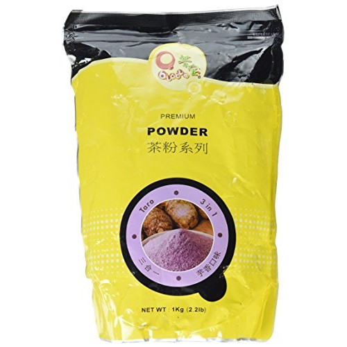 Qbubble Taro Flavor 3 In 1 Bubble Tea Powder - 2.2 Lb