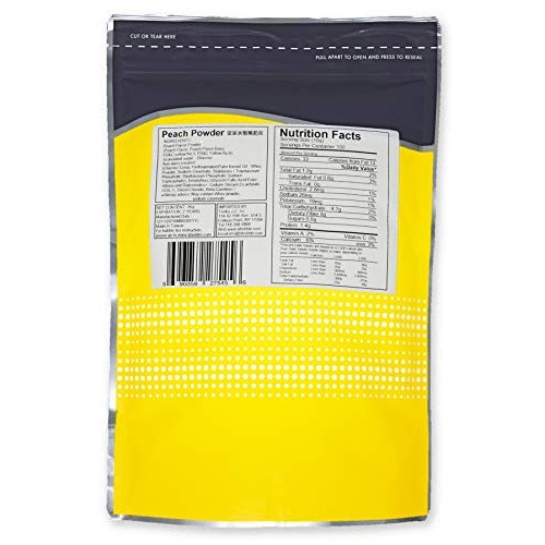 Qbubble Tea Powder, Peach, 2.2 Pound