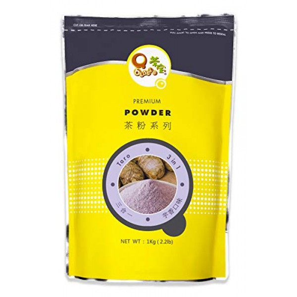 Qbubble Tea Powder Taro Powder, 2.2 Pound