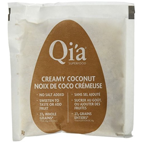Qia Gluten Free Oatmeal Creamy Coconut - 6 Ct