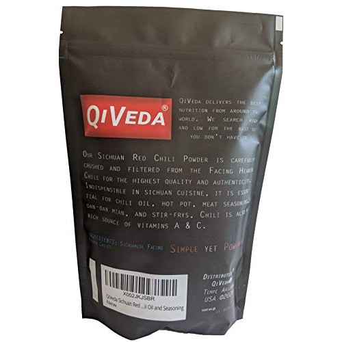 Qiveda Premium Sichuan Red Chili Powder | 12Oz 340G | Perfect
