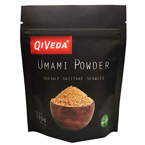 Qiveda Umami Powder | Sea Salt, Shiitake Mushroom, Seaweed | Ama