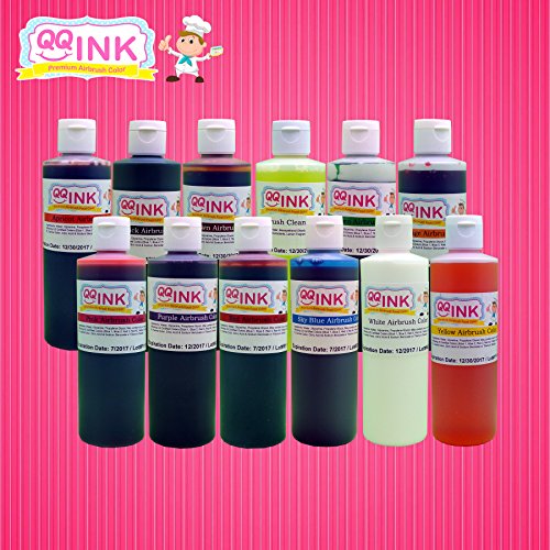 Qqink - 9 Oz Airbrush Food Color Combo
