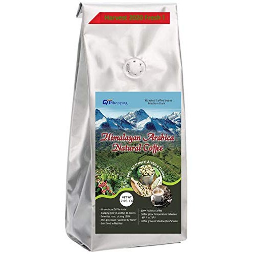 Himalayan Arabica Organic Medium Roasted Whole Beans Coffee Cupp