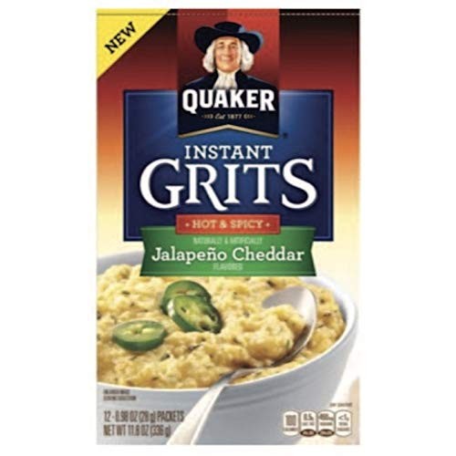 Grits Jalapeno Cheddar, Hot &Amp; Spicy 11.8 Ounce 2 Pack