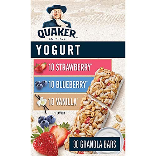 Quaker Bars Yogurt Strawberry Blueberry Vanilla Granola Bars Var...