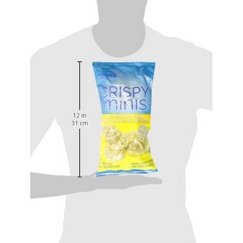 Quaker Crispy Minis Butter Popcorn 100G/3.5 Oz., 12Pk {Importe