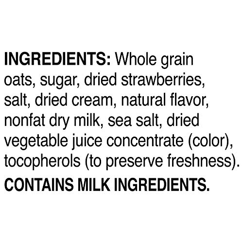 Quaker, Instant Oatmeal, Strawberries And Cream, 10.5 Oz