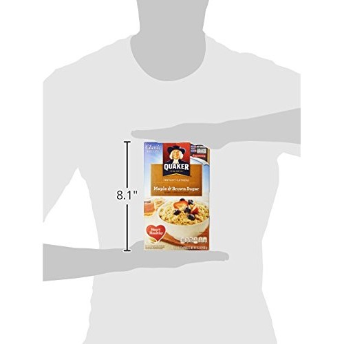 Quaker, Instant Oatmeal, Maple Brown Sugar, 10 Ct