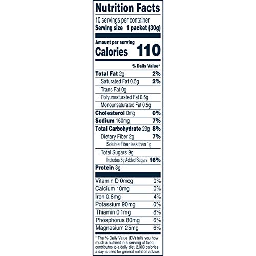 Quaker, Instant Oatmeal, Peaches And Cream, 10 Ct, 10.5 Oz