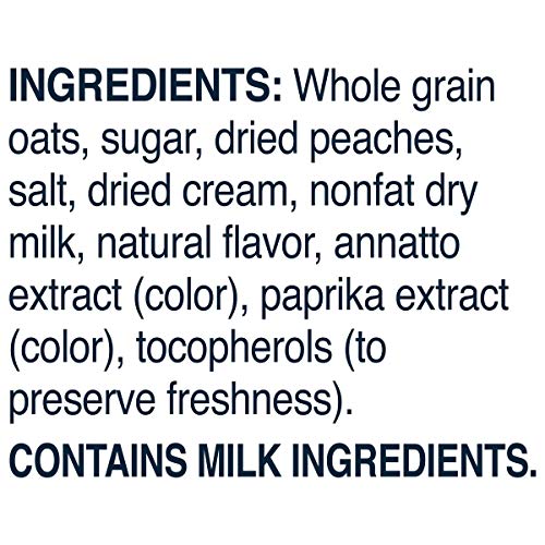 Quaker, Instant Oatmeal, Peaches And Cream, 10 Ct, 10.5 Oz