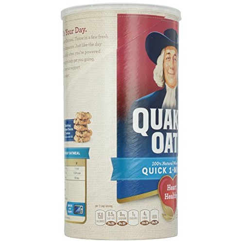 Quaker, Quick 1 Minute Whole Grain Oats, 42 Oz