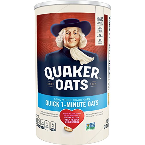 Quaker, Quick 1 Minute Whole Grain Oats, 42 Oz