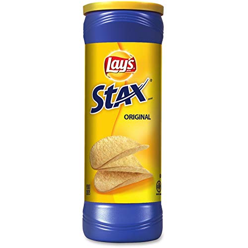 Lays Stax Original Potato Crisps, 5.75 Oz Canister