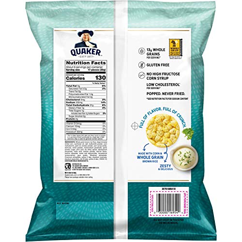 Quaker Rice Cake, Ranch, 6.06 Oz